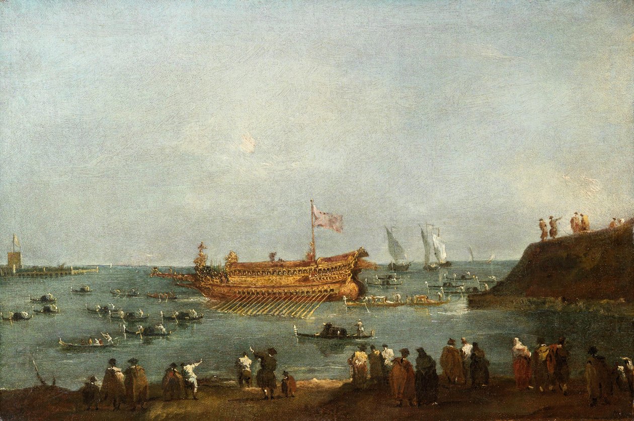 The Doge Wedding the Adriatic by Francesco Guardi