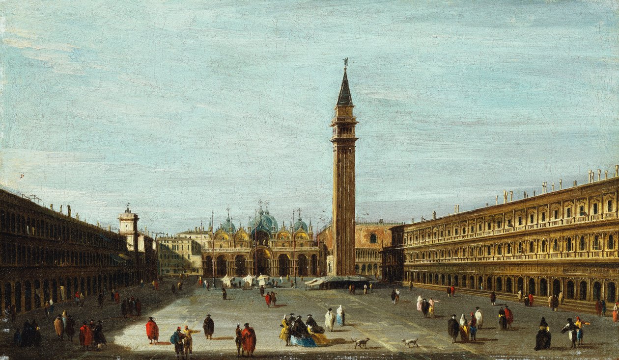 The Piazza San Marco, Venice Looking East by Francesco Guardi