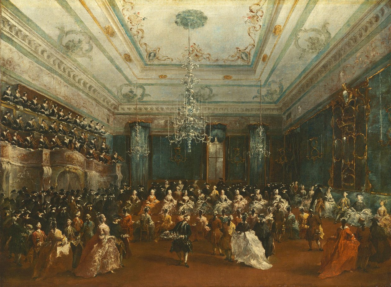 Venetian Gala Concert by Francesco Guardi