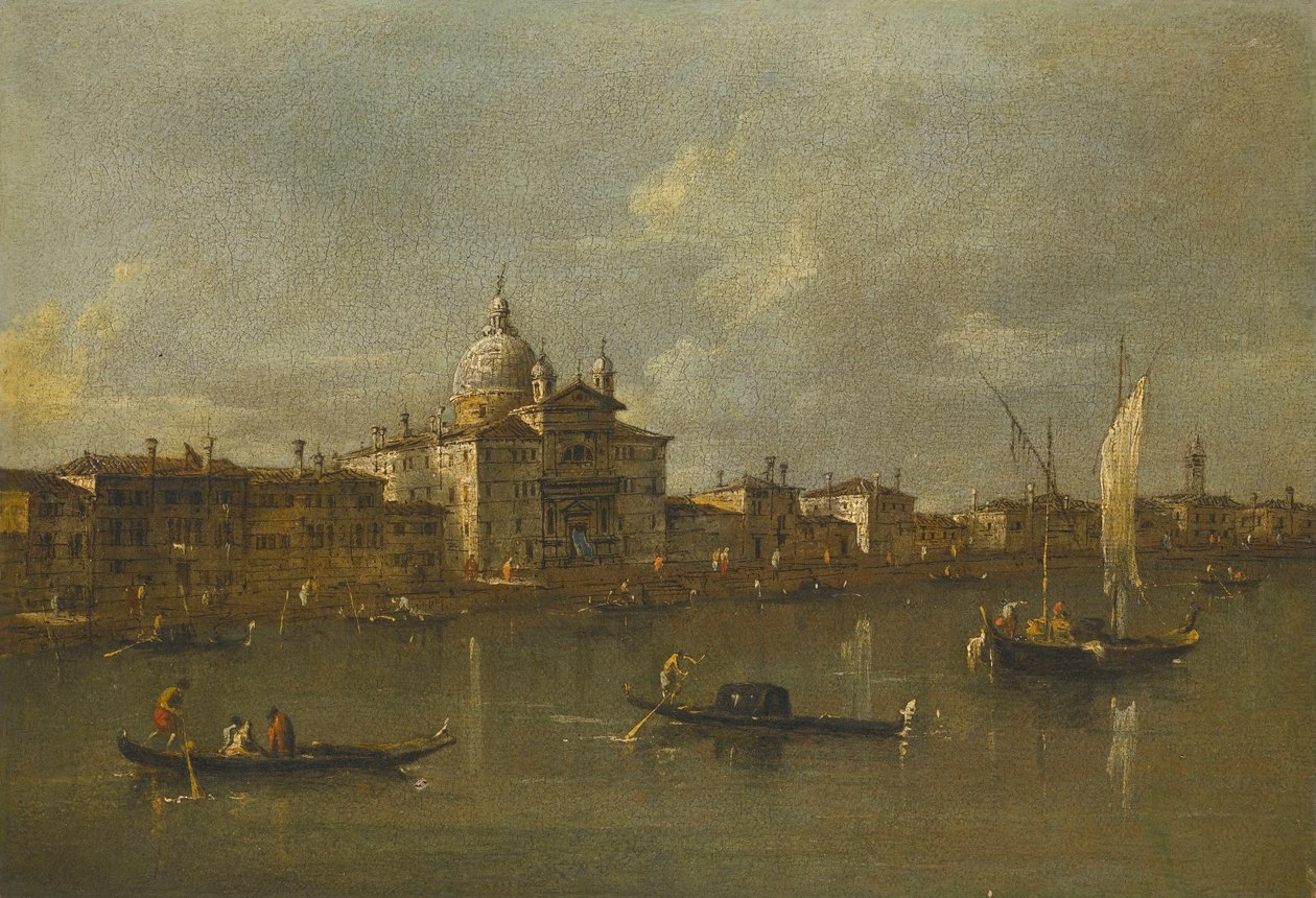 Venice, a View towards the Giudecca and the Church of Le Zitelle by Francesco Guardi