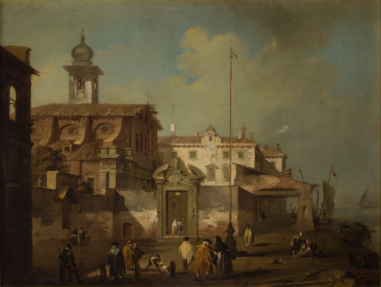 View of an Italian City by Francesco Guardi