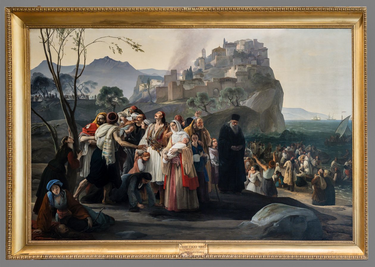 The Refugees of Parha by Francesco Hayez
