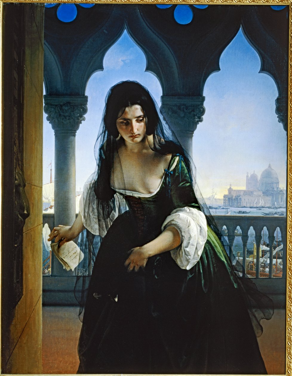 The Secret Denunciation 1847 by Francesco Hayez