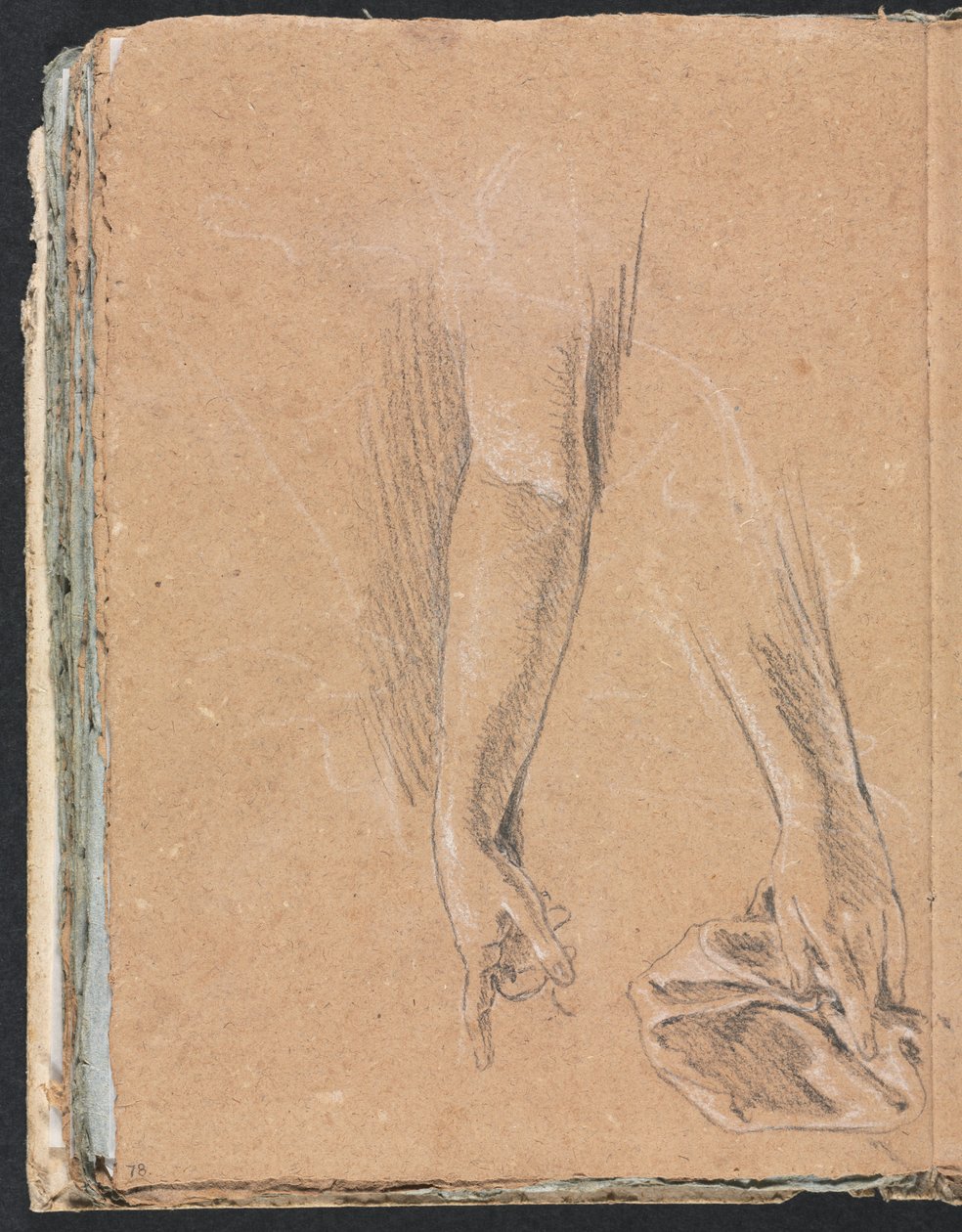 Verona Sketchbook: Arms and Hands with Drapery Page 78 by Francesco Lorenzi