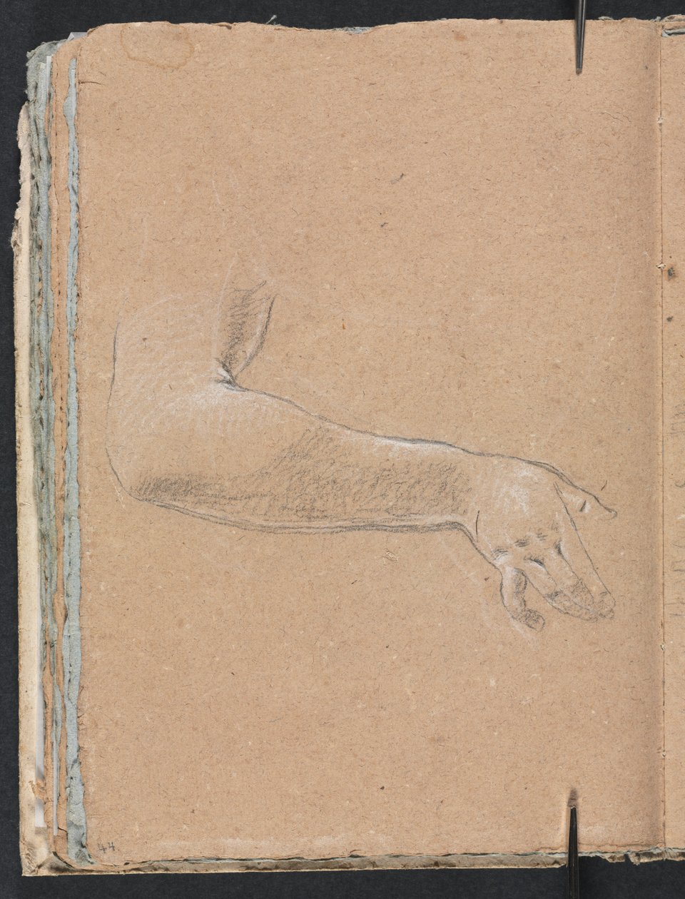 Verona Sketchbook: Female Right Arm and Hand, Page 44 by Francesco Lorenzi