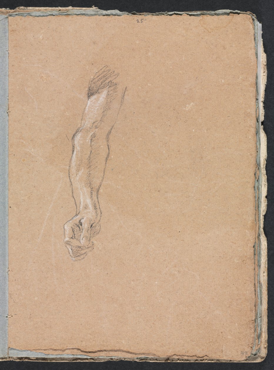 Verona Sketchbook: Right arm and hand page 49 by Francesco Lorenzi