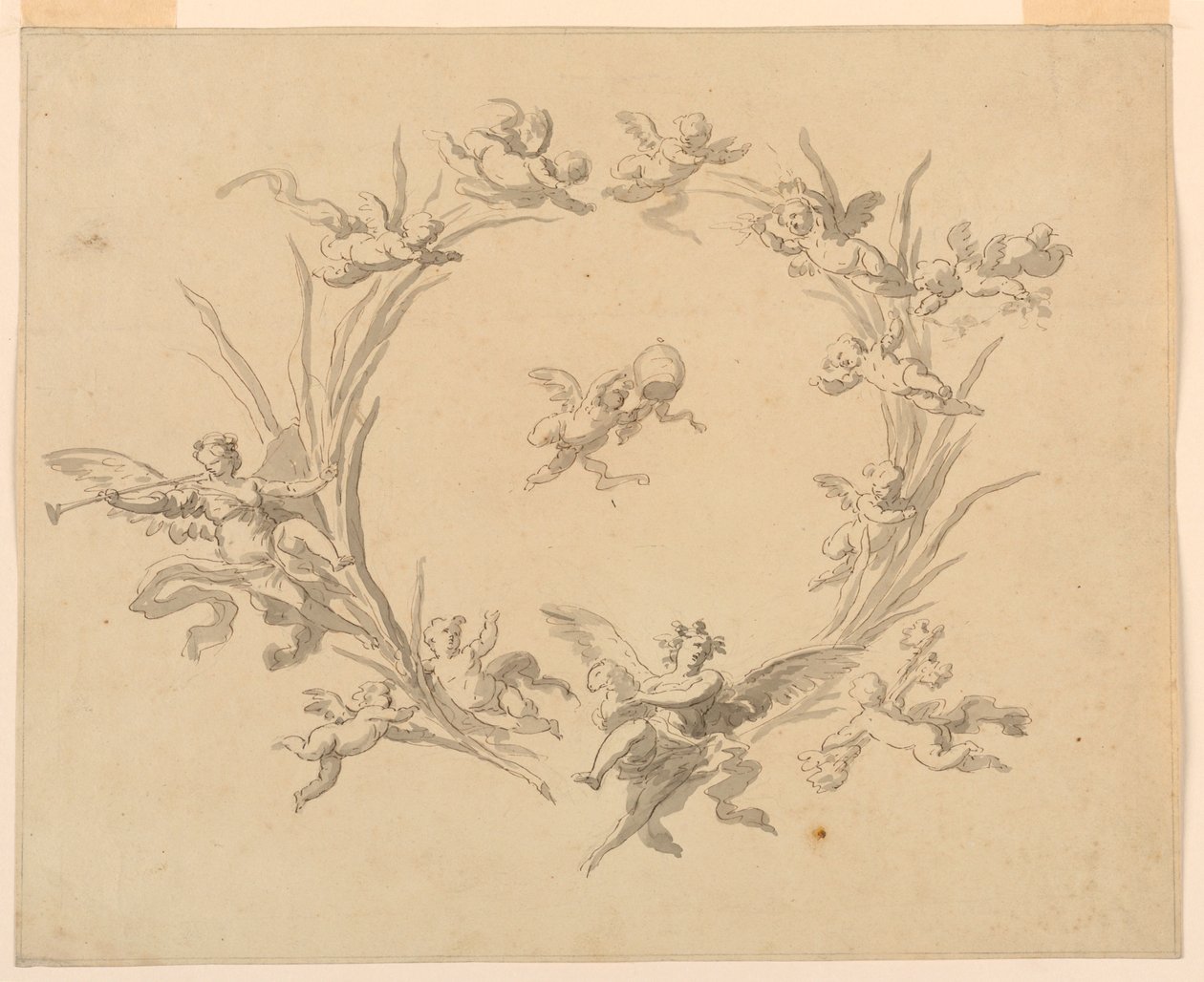 Study for Fresco Decoration, Quirinal Palace, Rome, 1815–16 by Francesco Manno
