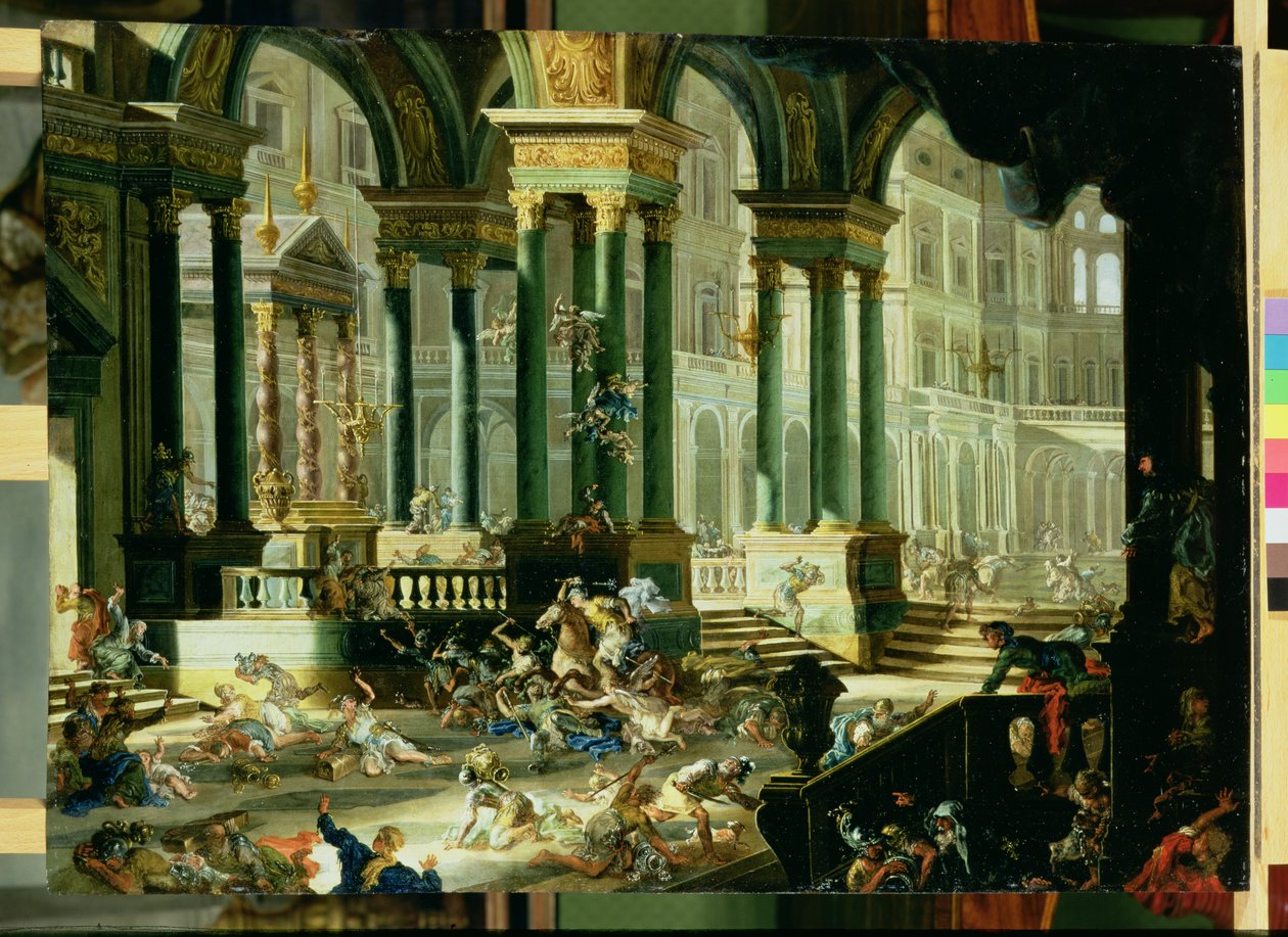 Expulsion of Heliodorus from the Temple of Solomon by Francesco Peresi