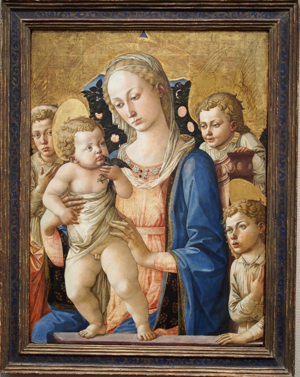 Madonna and Child with Saint John by Francesco Pesellino