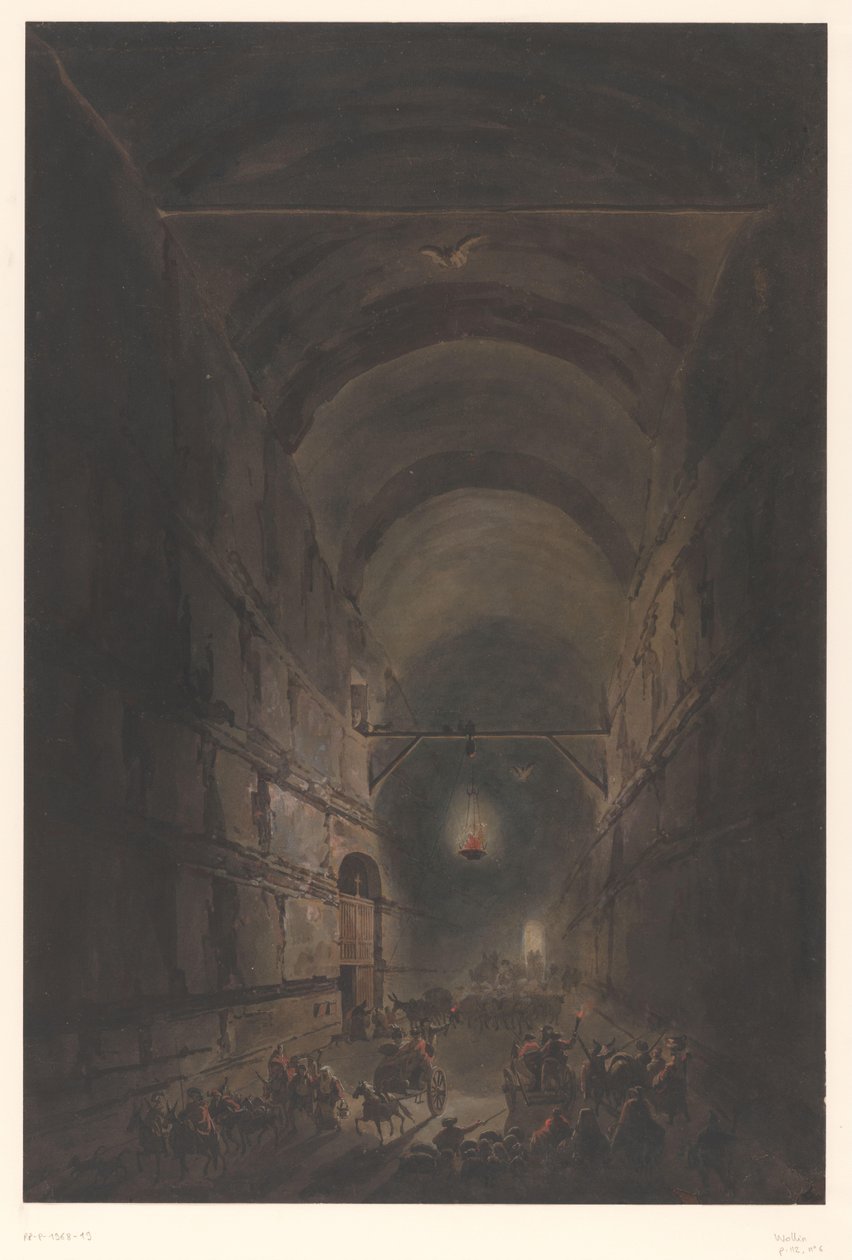 Grotto of Pausillipo by Francesco Piranesi