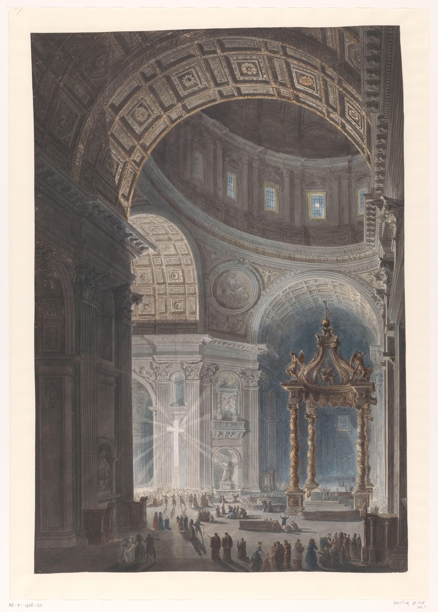 Illumination of the Holy Cross in St. Peter