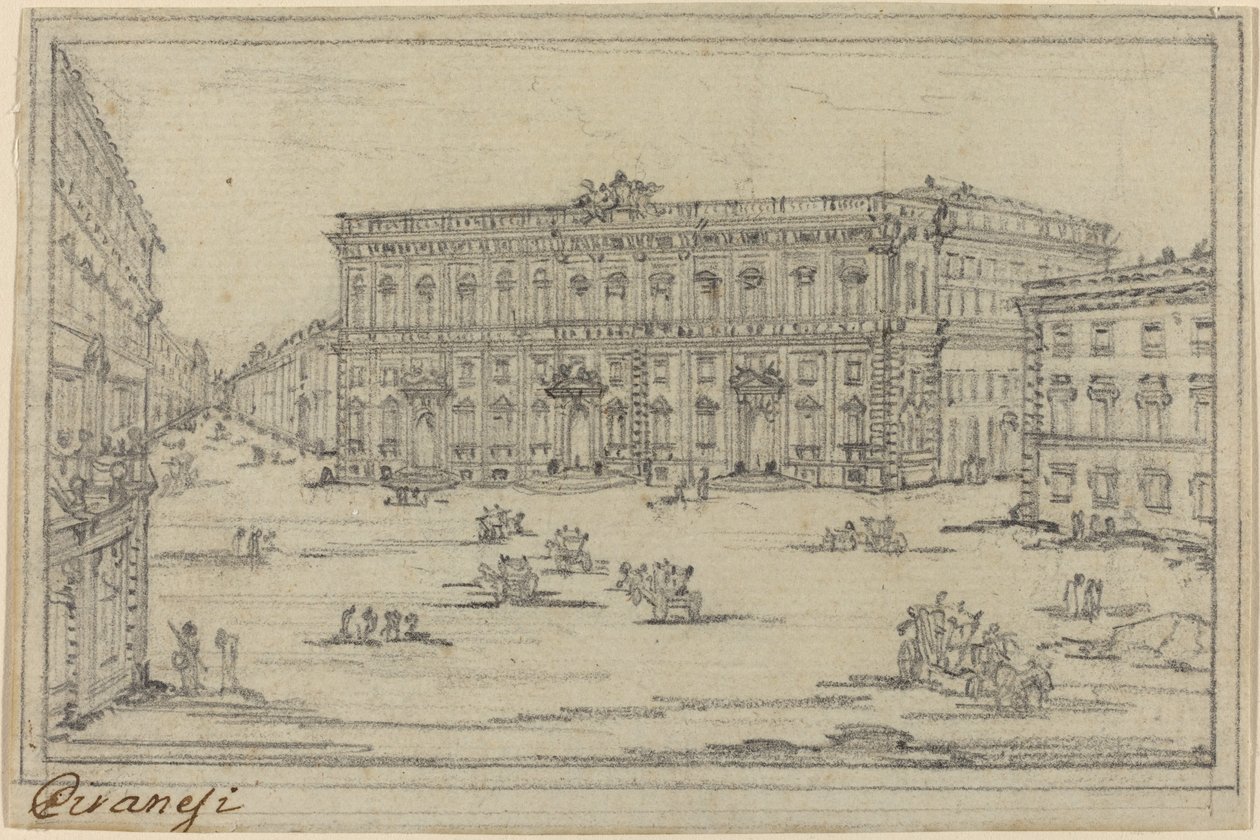 Palazzo della Consulta by Francesco Piranesi