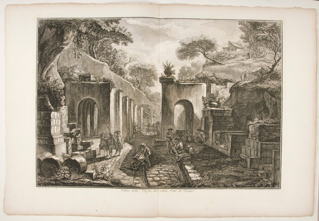 Veduta della Porta dell by Francesco Piranesi