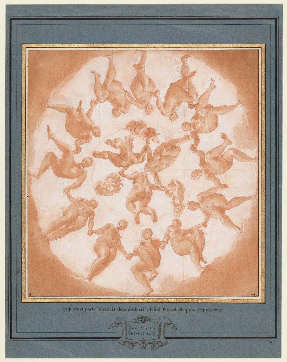 Dance of the Hours (Sketch for the central plafond painting of the Galerie d