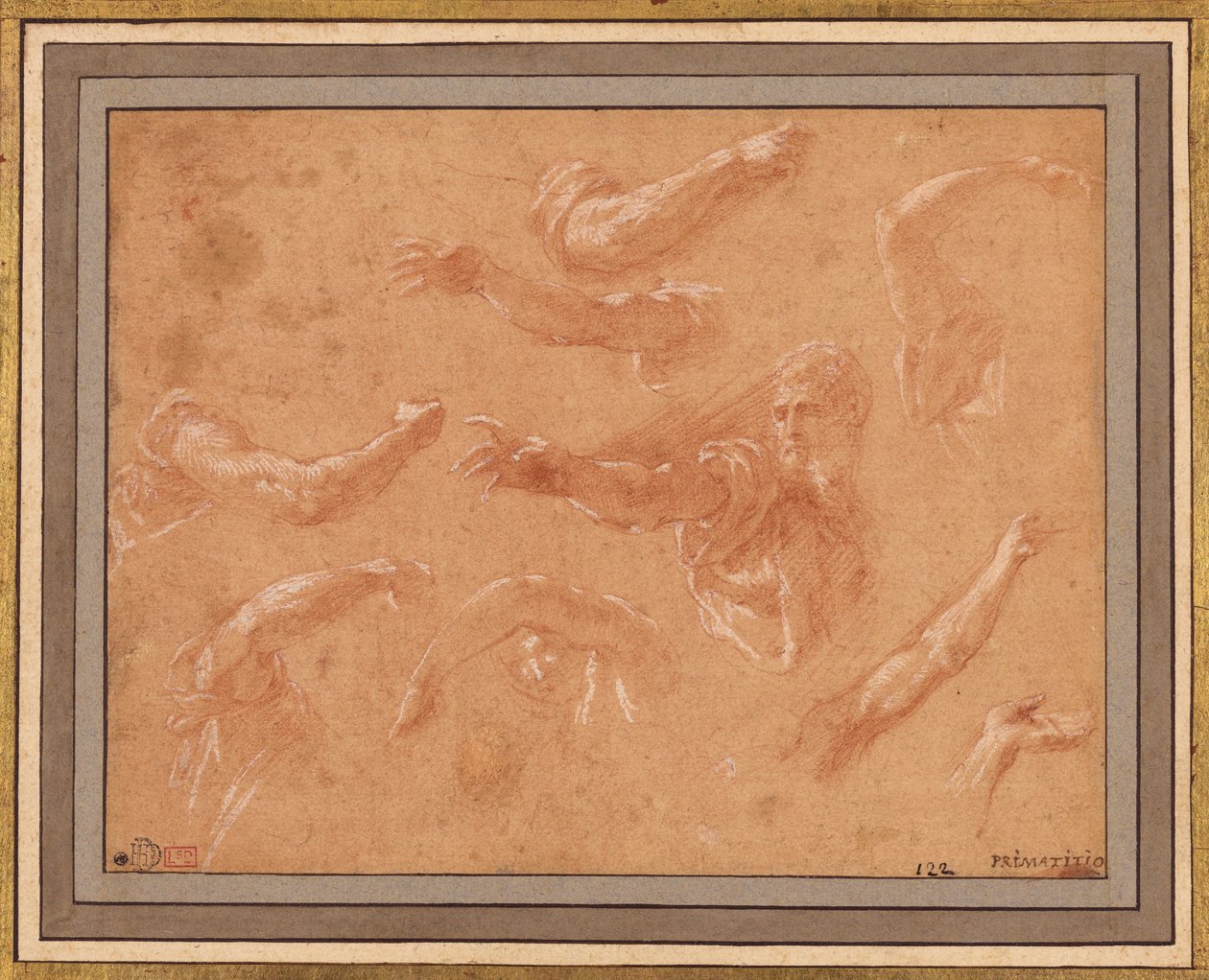 Study of God the Father with Angels by Francesco Primaticcio