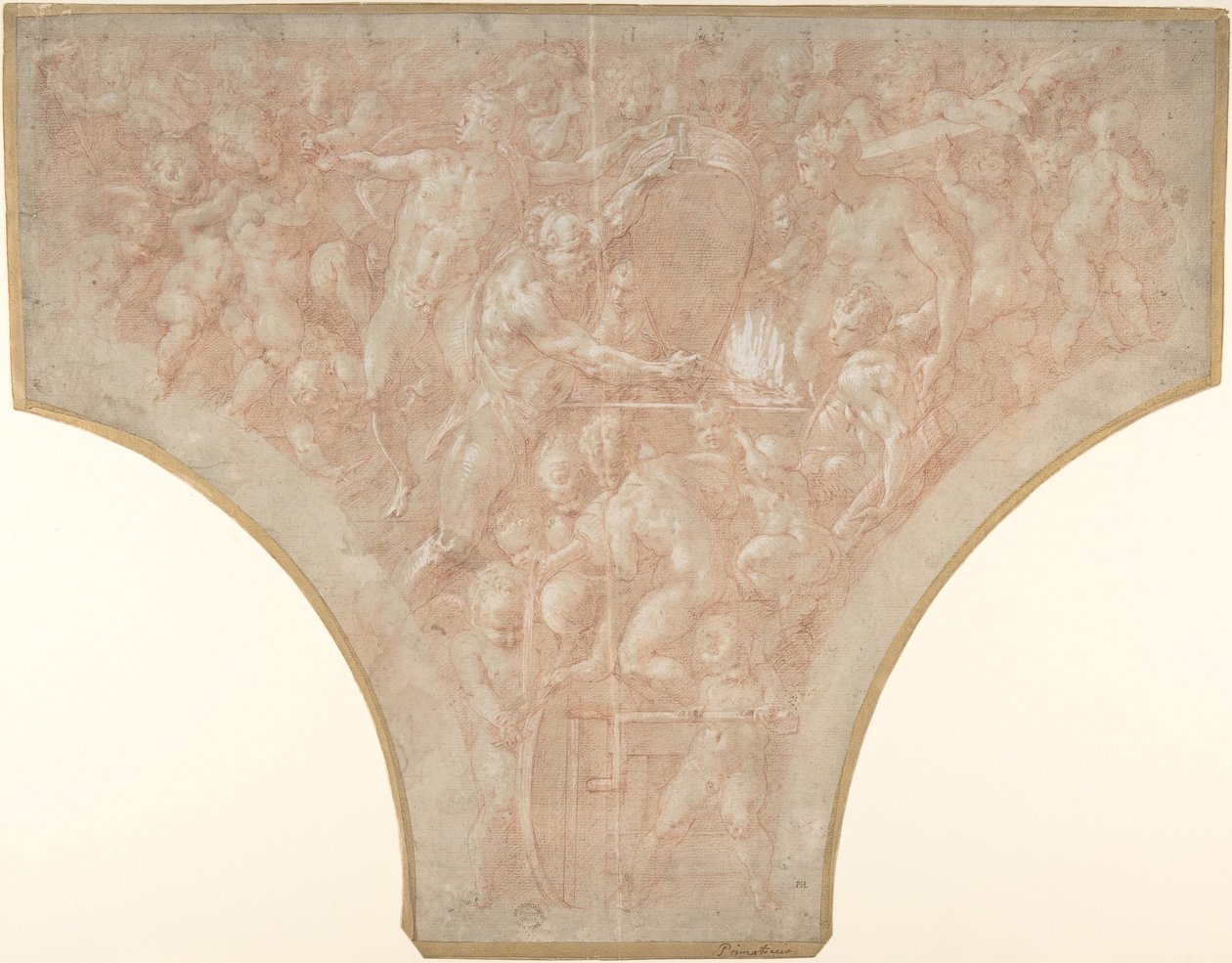 Vulcan Forging the Darts of Cupid by Francesco Primaticcio