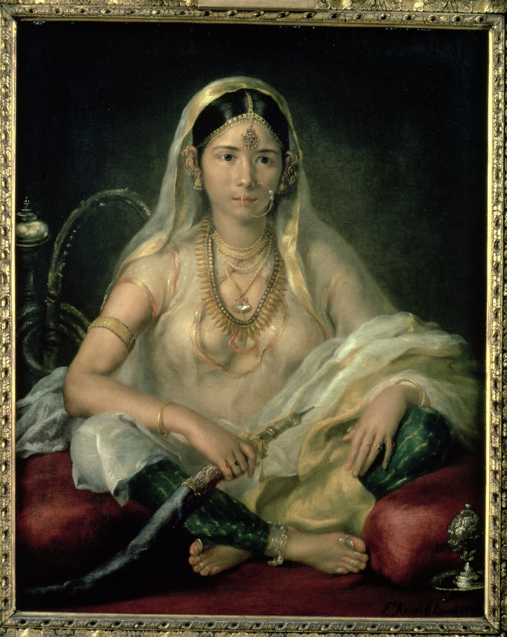 Portrait of a Mogul Lady by Francesco Renaldi