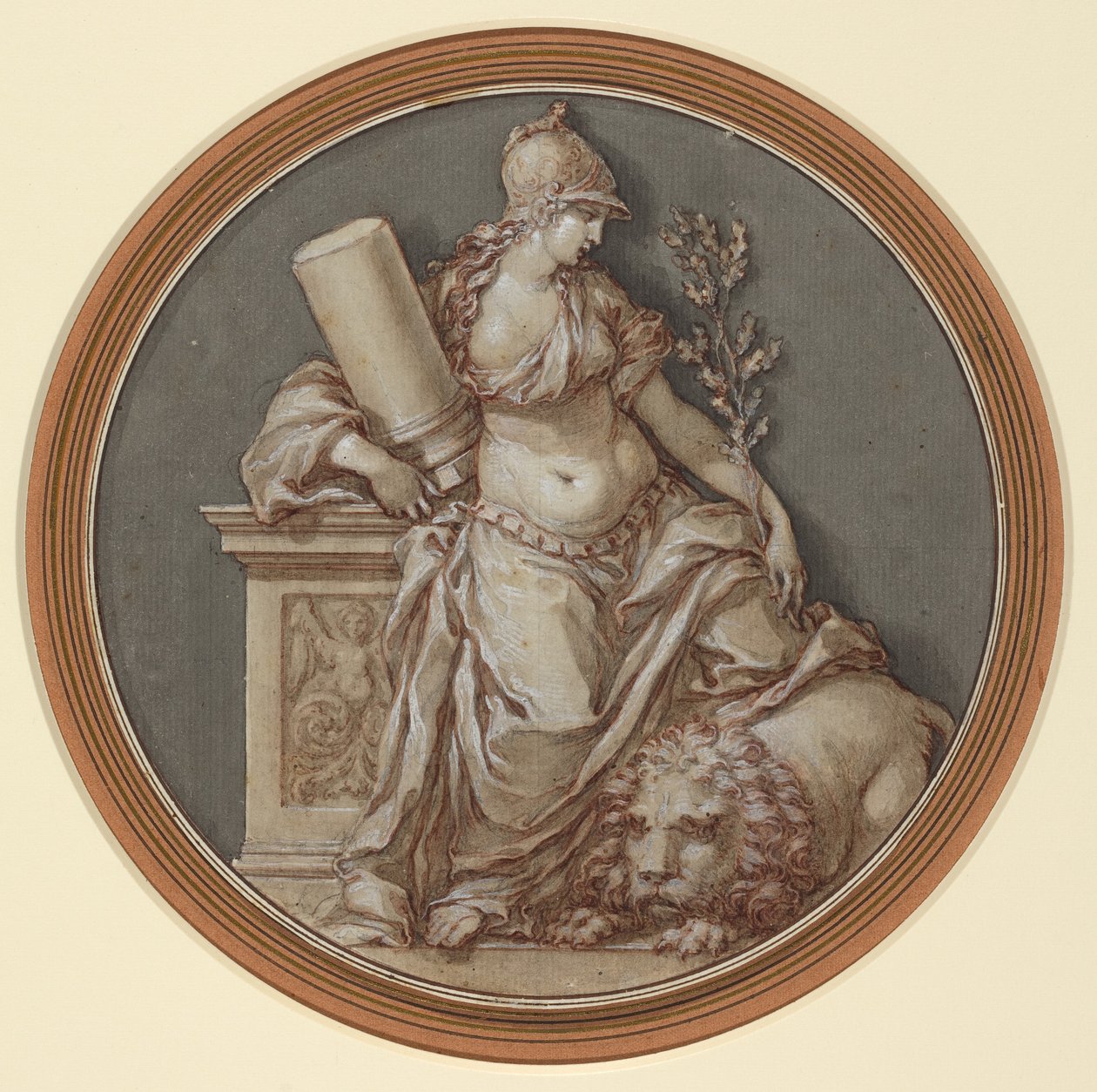 Allegory of Fortitude by Francesco Rosaspina