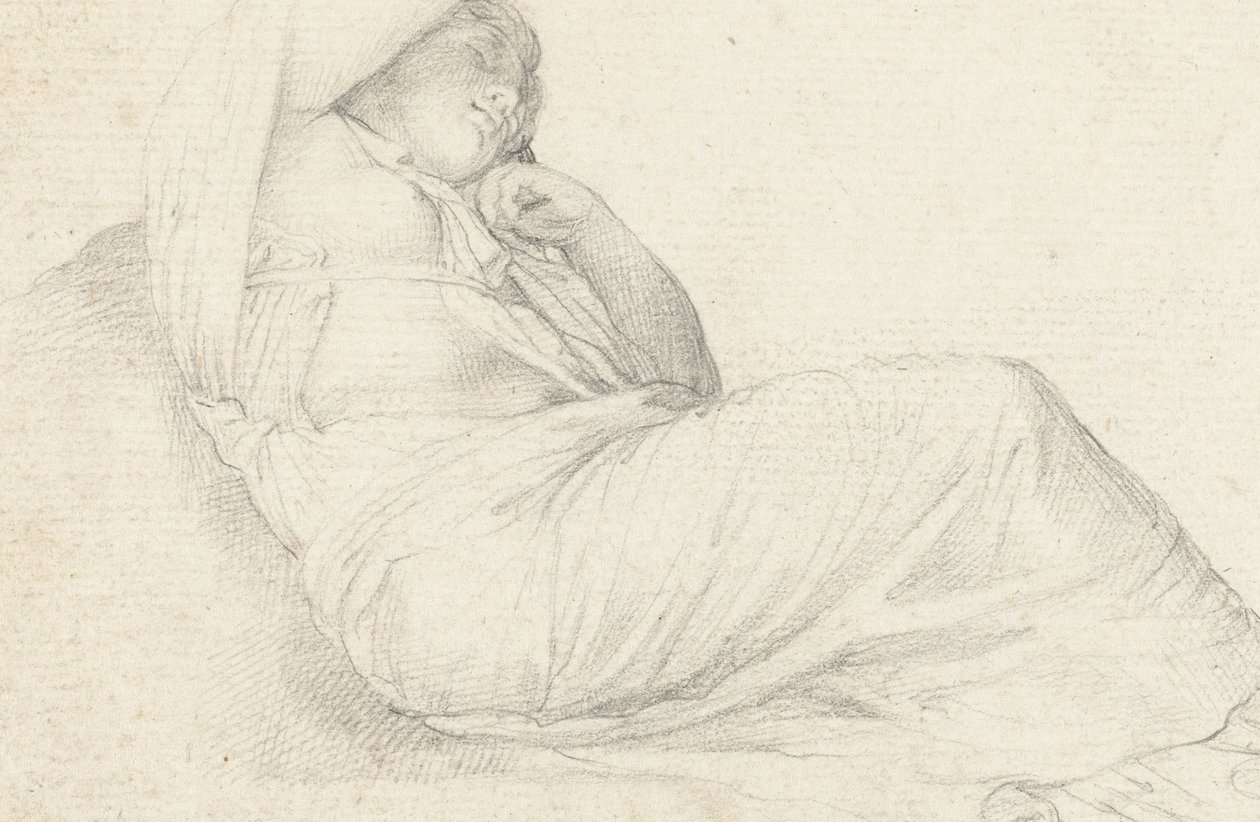 Sleeping Woman by Francesco Salviati