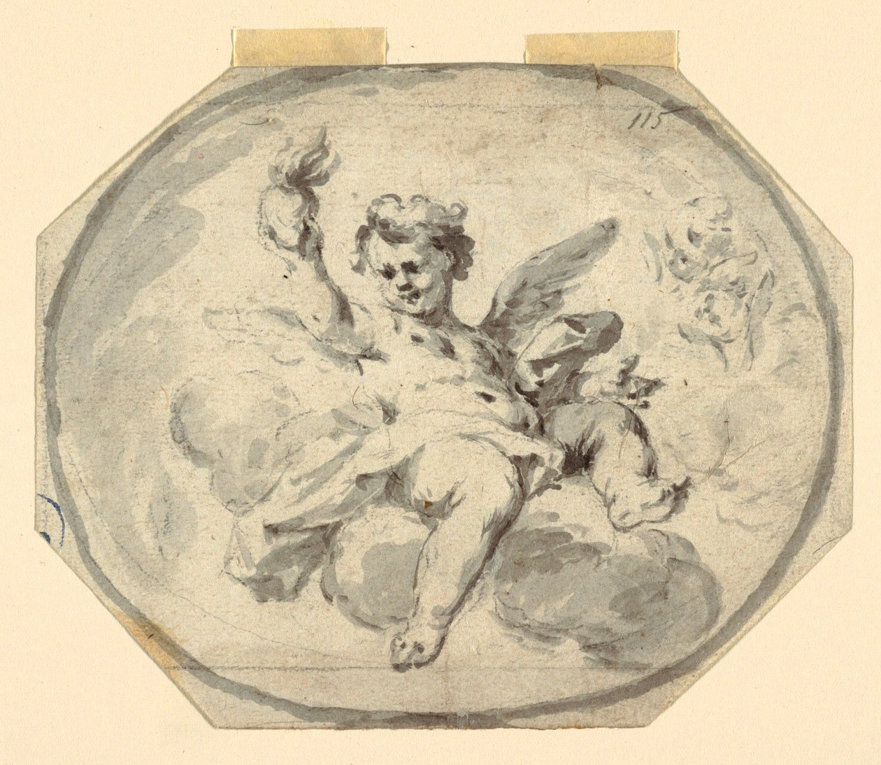 Design for a Painted Ceiling, 1770-1800 by Francesco Saverio Mergolo