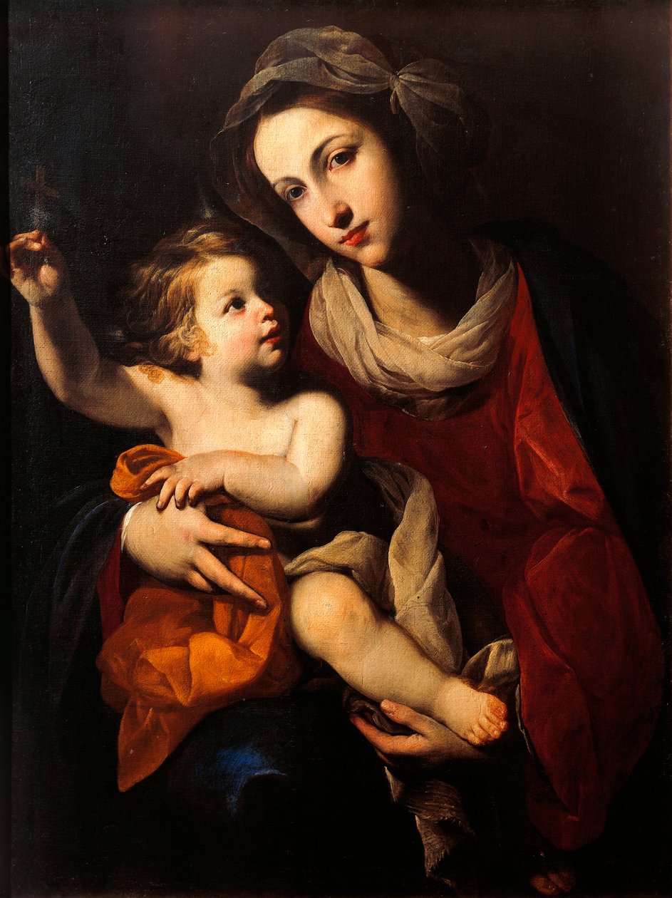Madonna and Child by Francesco Solimena by Francesco Solimena