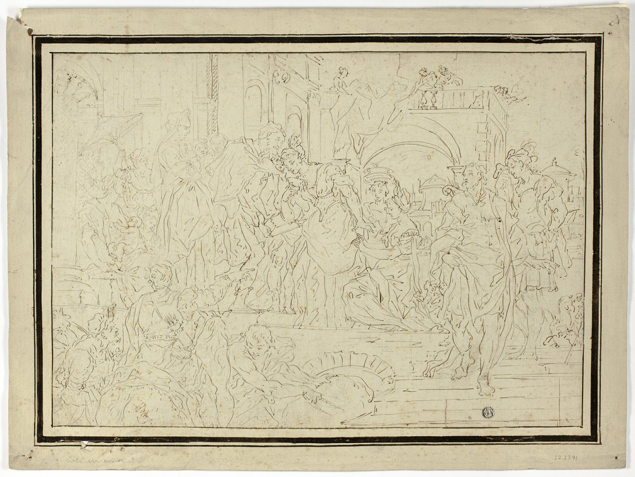 Ruler Receiving Lady by Francesco Solimena