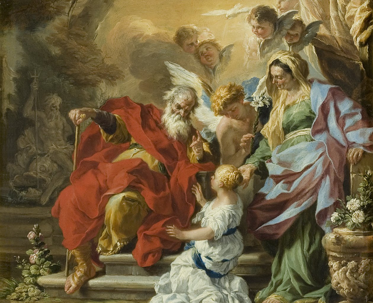 The Education of the Virgin, c.1680 by Francesco Solimena