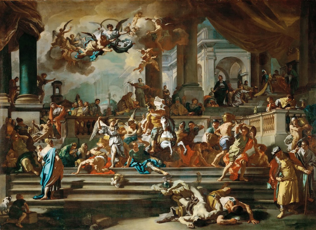 The Expulsion of Heliodorus from the Temple by Francesco Solimena