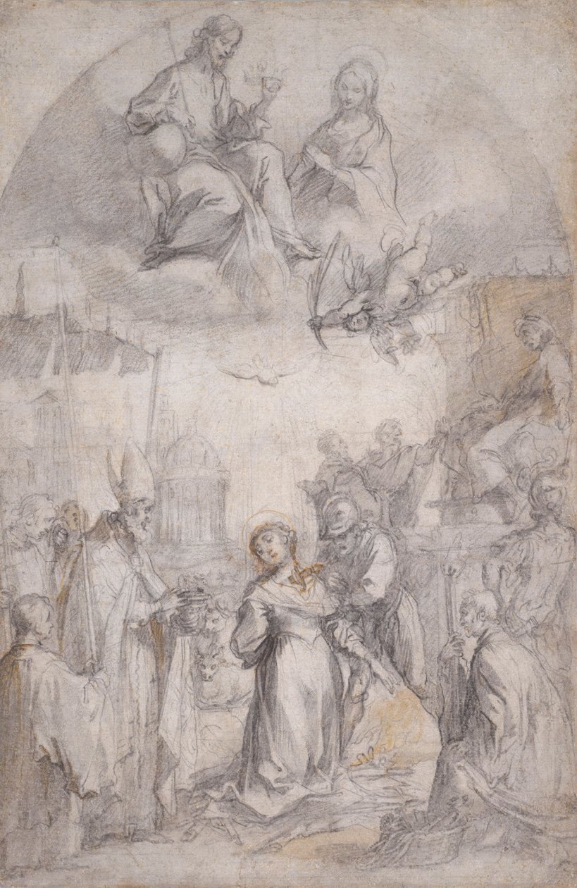 The Last Communion and Martyrdom of Saint Lucy by Francesco Vanni