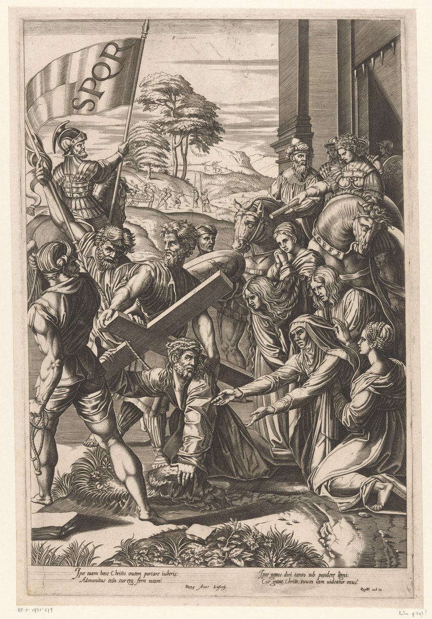 Christ Collapsing under the Weight of the Cross (Il Spasimo di Sicilia) by Francesco Villamena