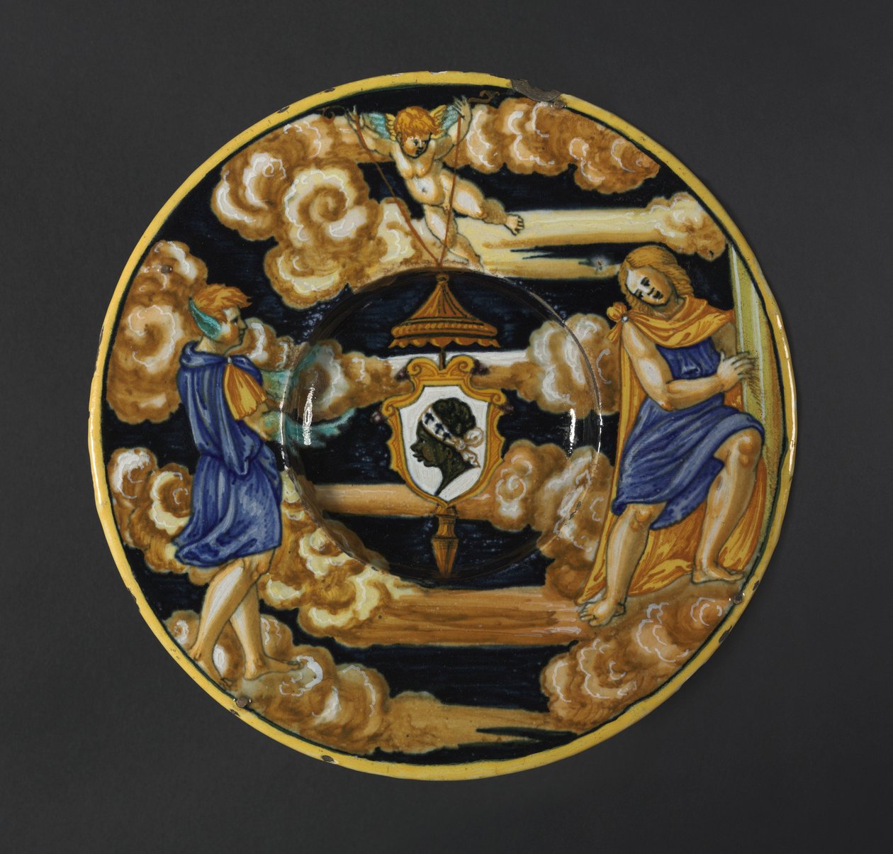 Plate with the Arms of the Pucci Family, 1532 by Francesco Xanto Avelli
