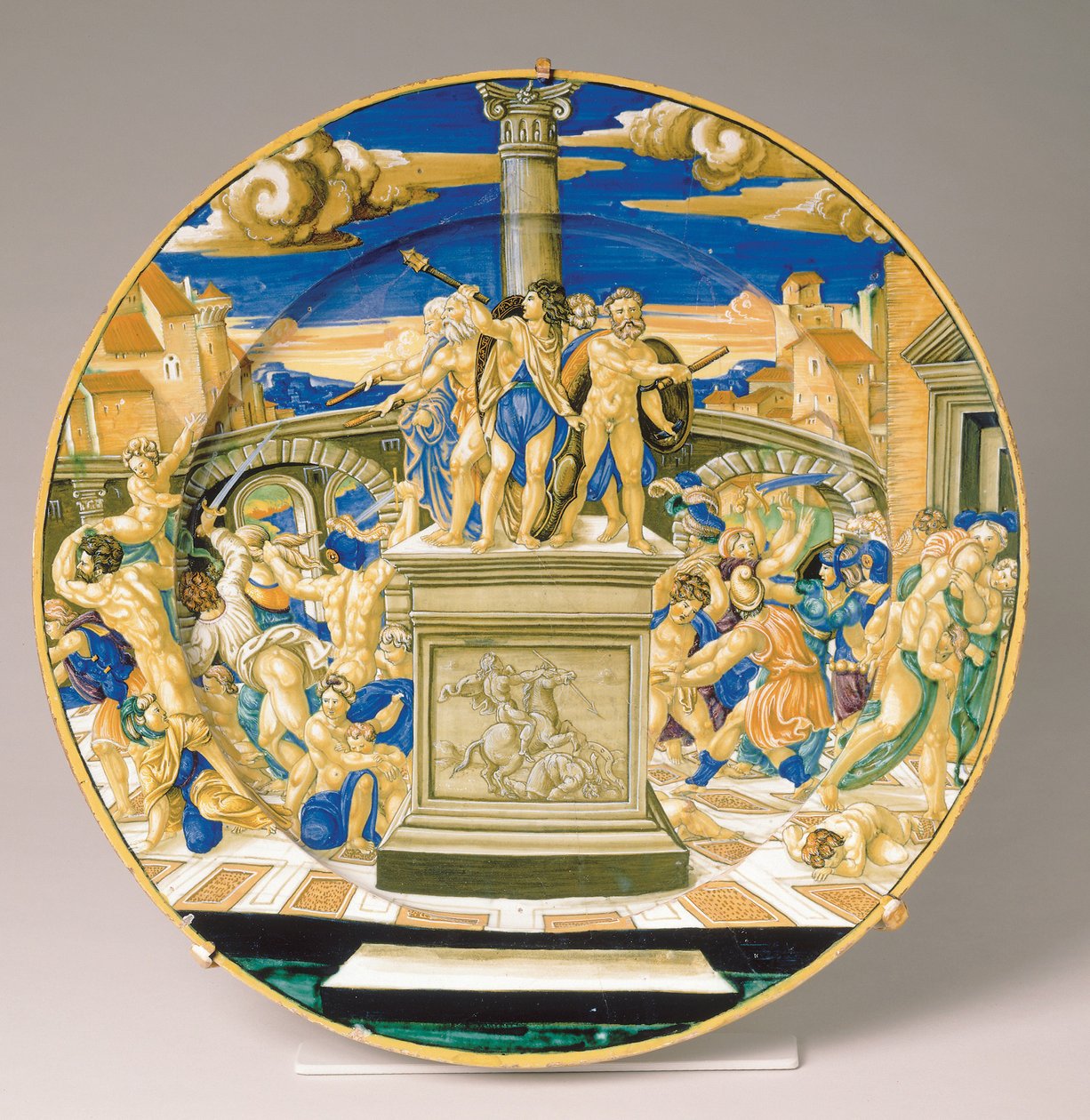 Plate with the Massacre of the Innocents, c.1527-30 by Francesco Xanto Avelli