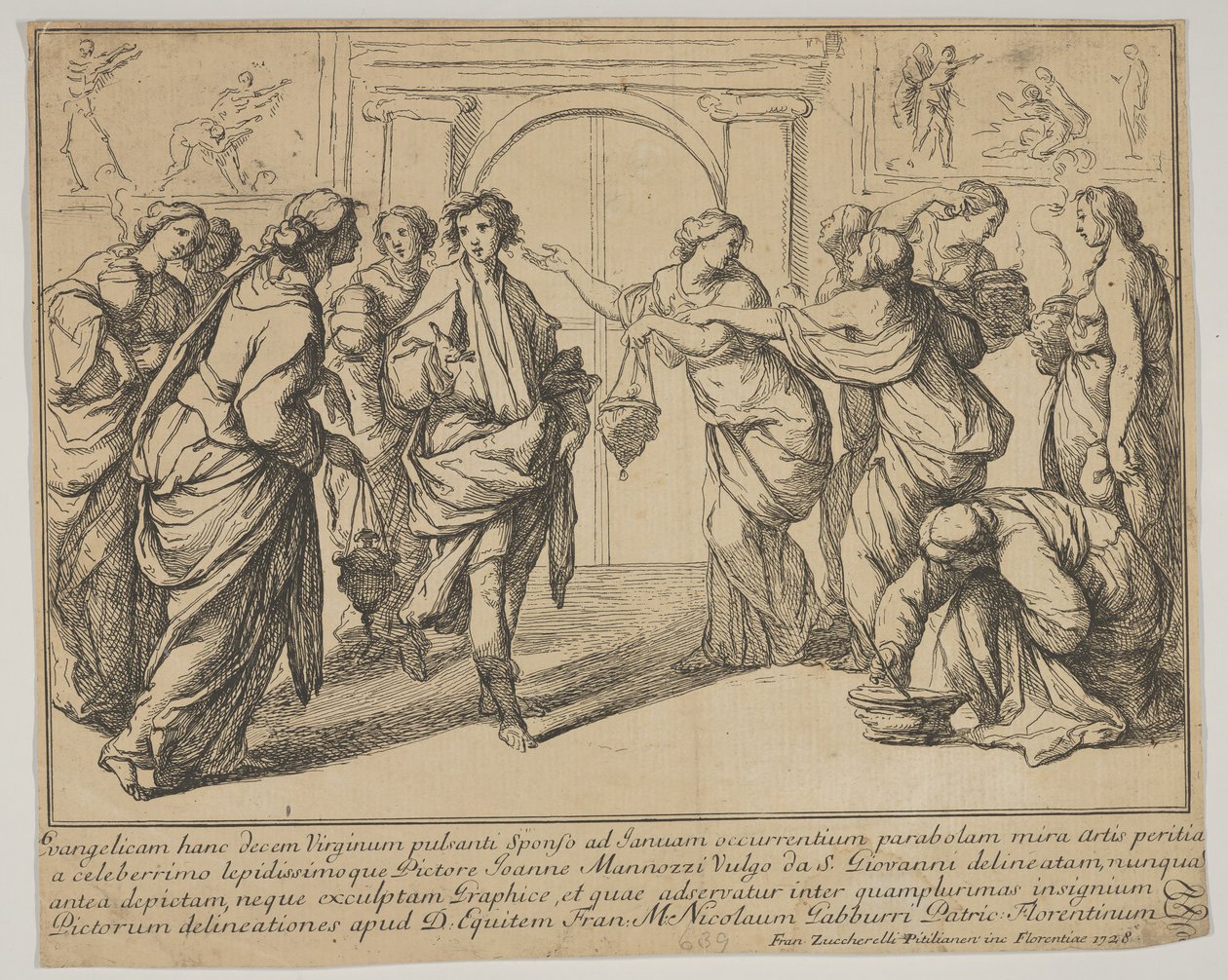 The Wise and the Foolish Virgins by Francesco Zuccarelli