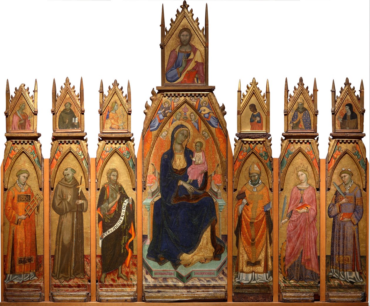 Madonna and Child. Christ and Saints by Francesco dAntonio da Ancona
