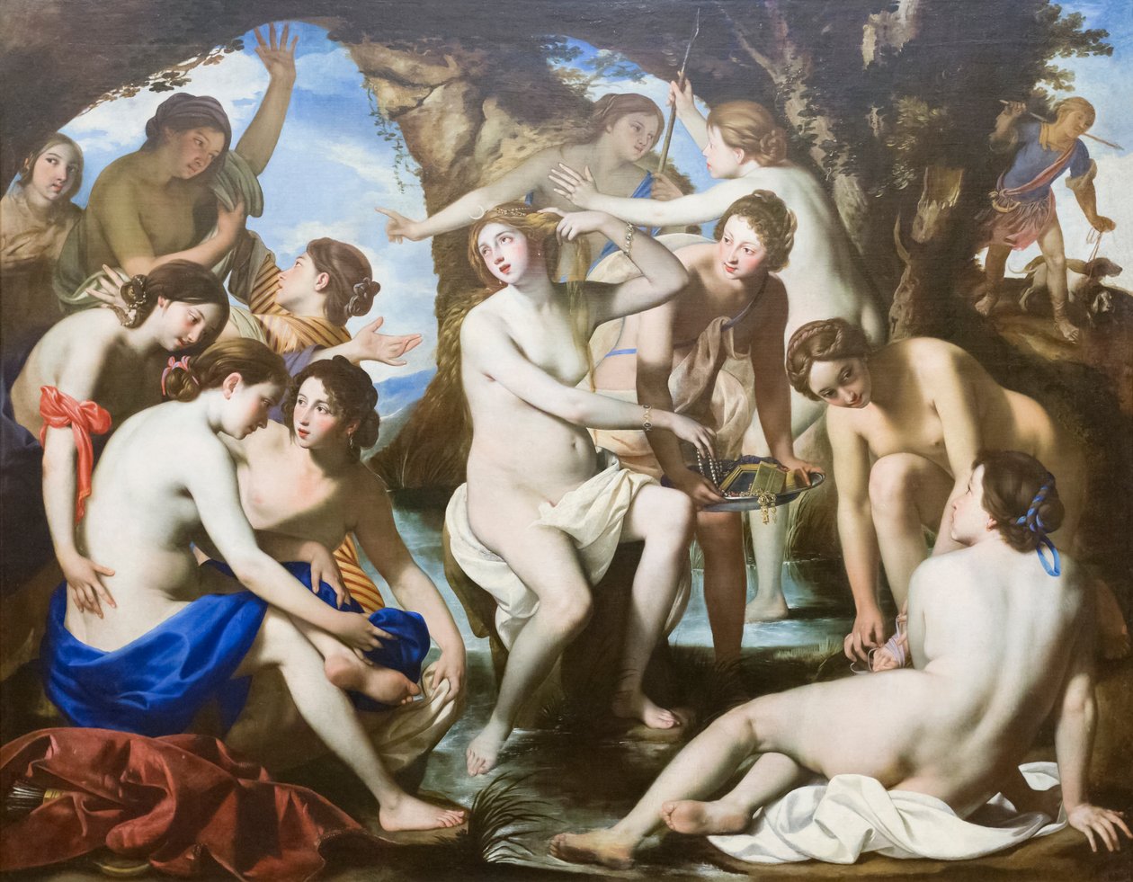 The Bath of Diana by Francesco de (c.1600 54) Rosa
