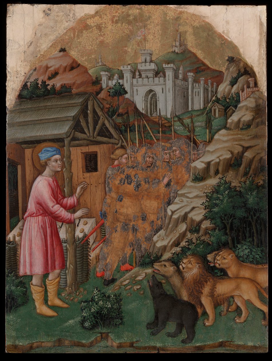The Flight of the Soldiers Sent to Capture Saint Mamas by Francesco de
