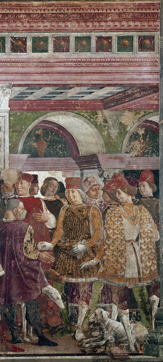 Allegory of April (Detail with Borso d