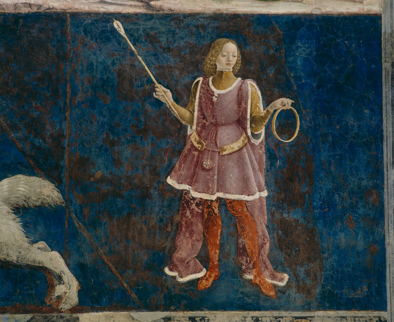 One of the Three Decans Who Oversee the Month of March, Il Salone dei Mesi by Francesco del Cossa