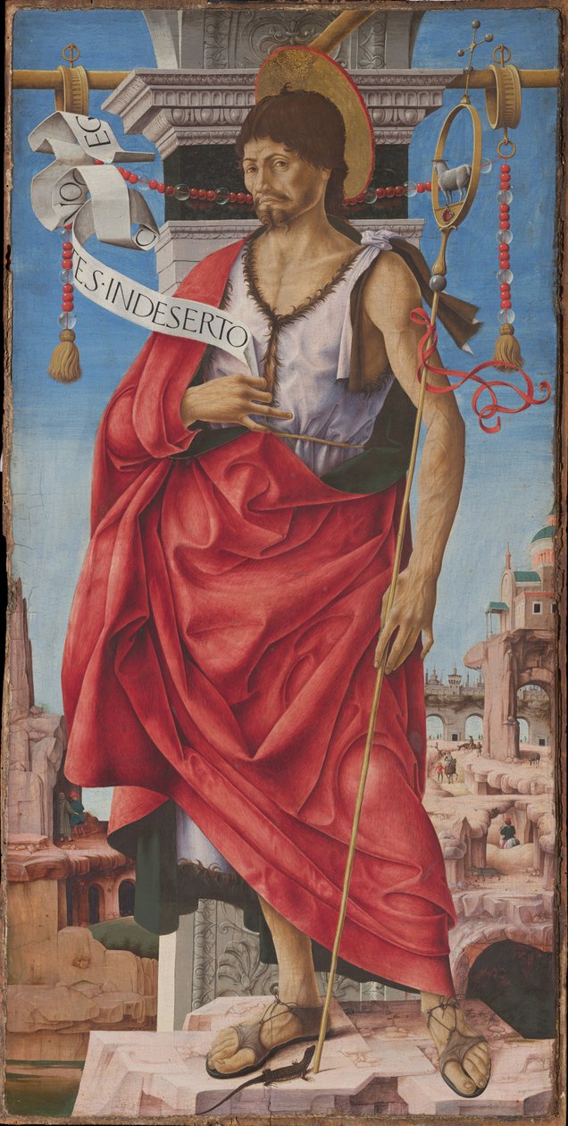 Polittico Griffoni: Saint John the Baptist by Francesco del Cossa