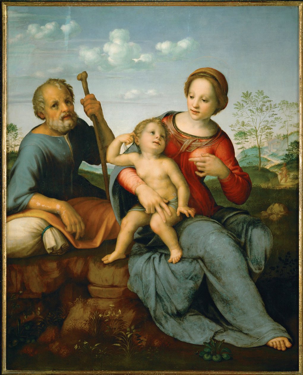 Holy Family by Francesco di Cristofano Franciabigio