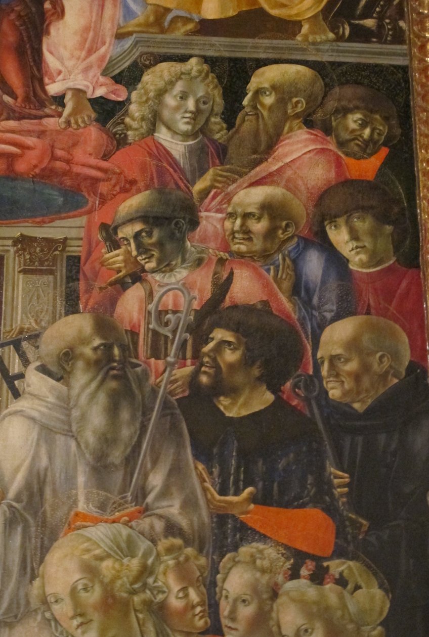 The Coronation of the Virgin (detail) by Francesco di Giorgio