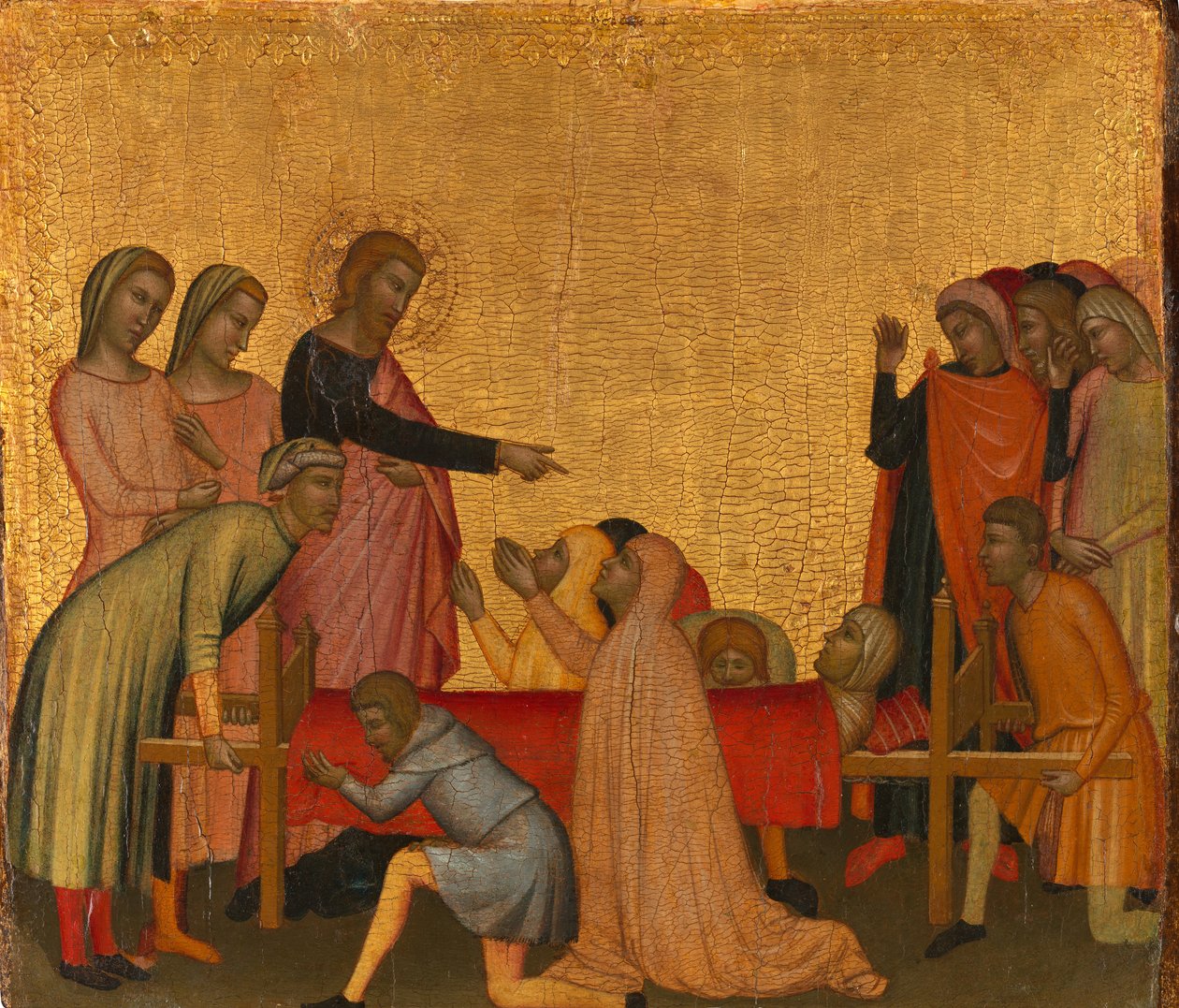 Saint John the Evangelist Raises Satheus to Life by Francescuccio Ghissi