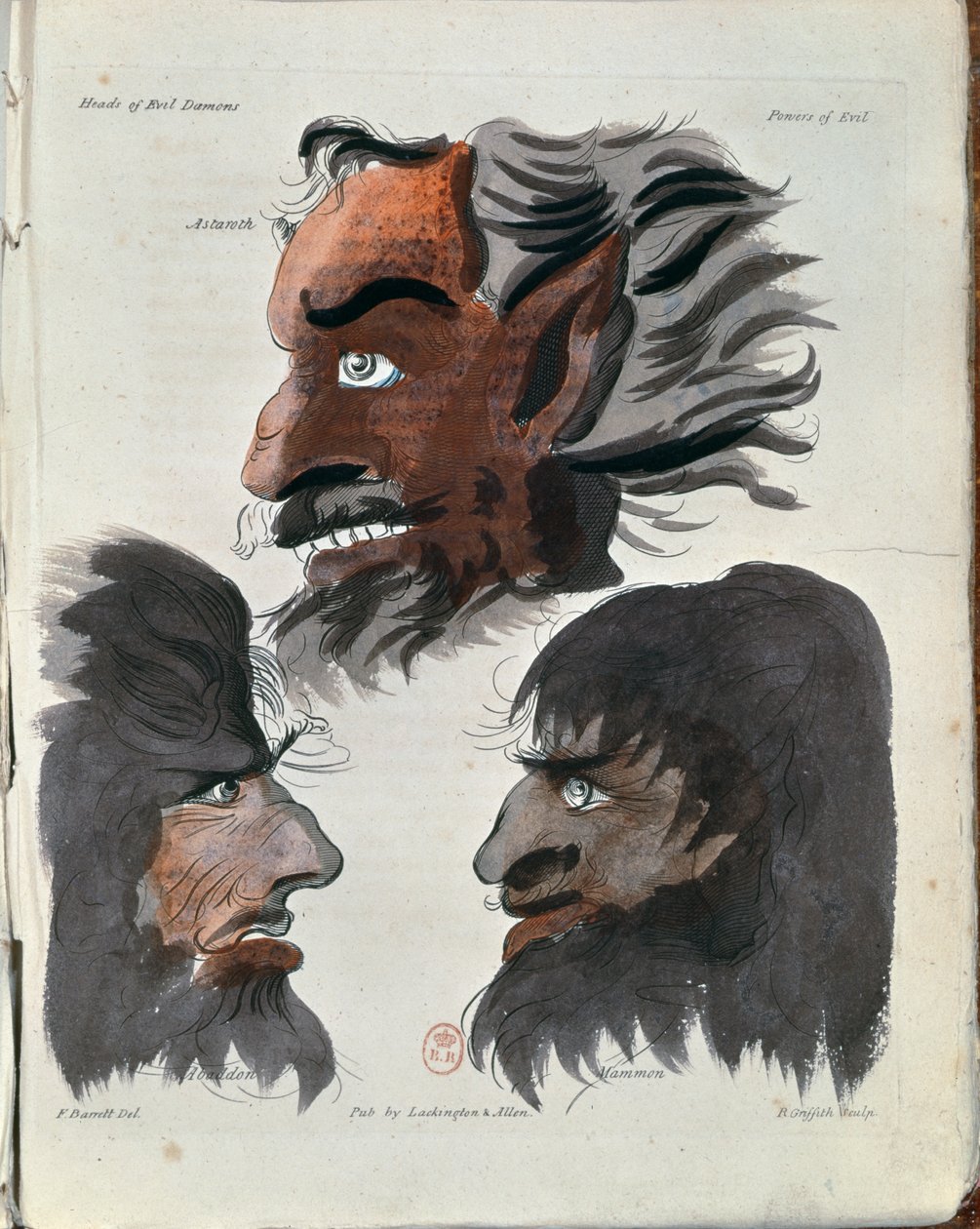 Astaroth, Abaddon and Mammon, Three Demons from 