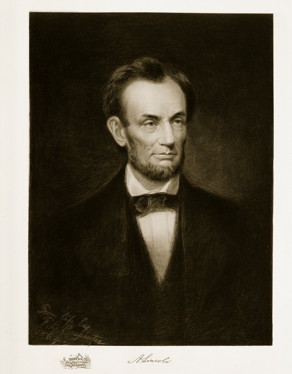 Abraham Lincoln, 16th President of the United States of America, 1864, pub. 1901 by Francis Bicknell Carpenter