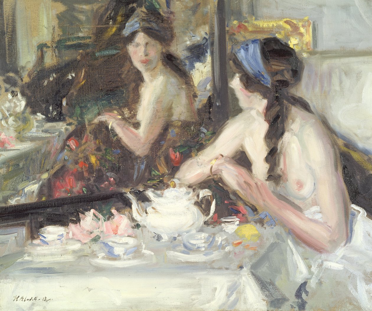 At the Mirror by Francis Campbell Boileau Cadell