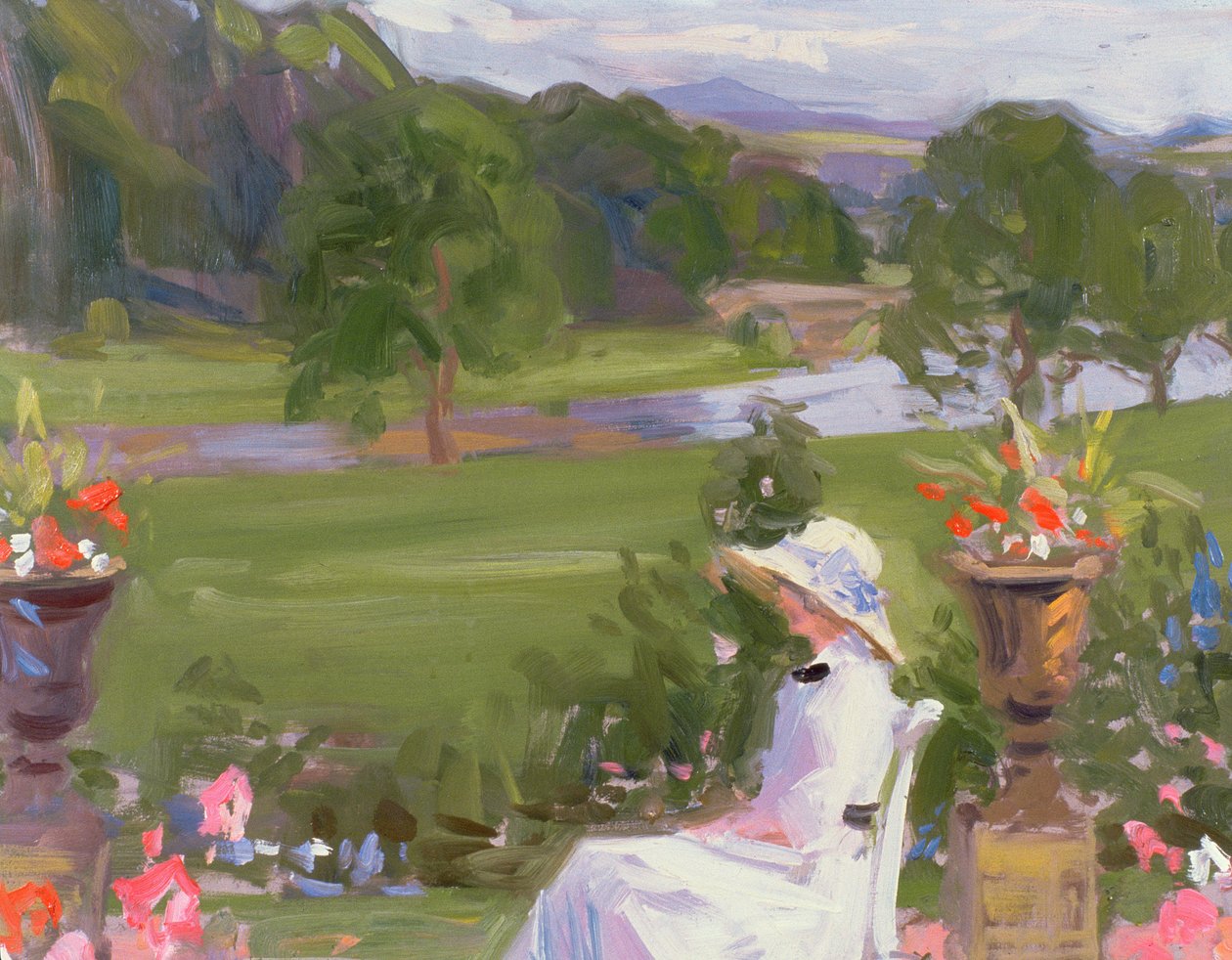 Jean Cadell at Dalserf, 1912 by Francis Campbell Boileau Cadell