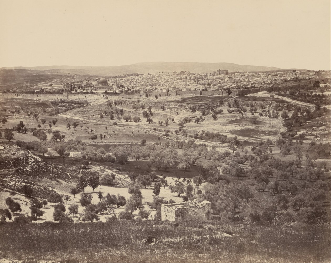 Jerusalem from the Mount of Olives by Francis Frith