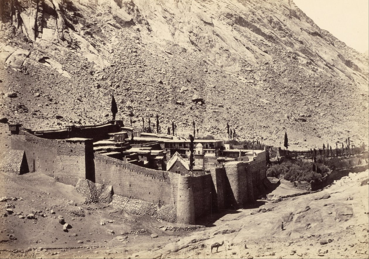 The Convent of Sinai by Francis Frith