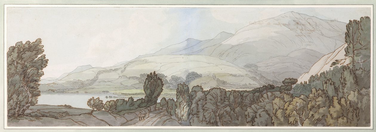 Lake of Coniston, 1786 by Francis Towne
