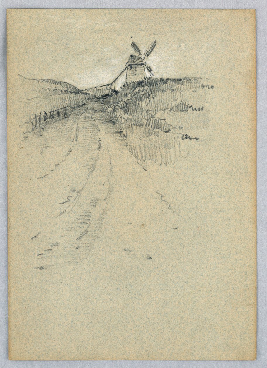 A Windmill by Francis Augustus Lathrop